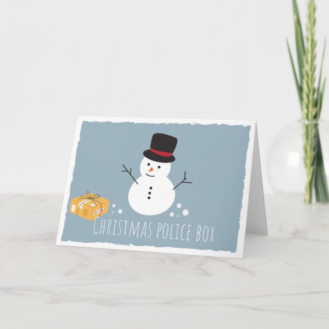 Christmas-polisbox Kort (Framsida)