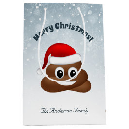 "christmas poo emoji" med julklapp