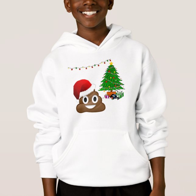 christmas poo emoji tee (Framsida)
