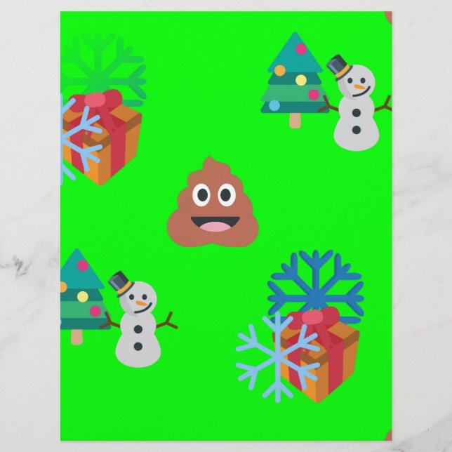 christmas poop emoji (Framsida)