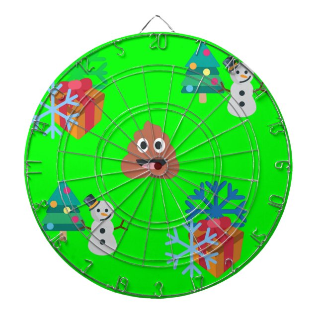 christmas poop emoji darttavla (Framsidan)