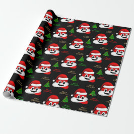 "christmas poop emoji" med papper stöt presentpapper