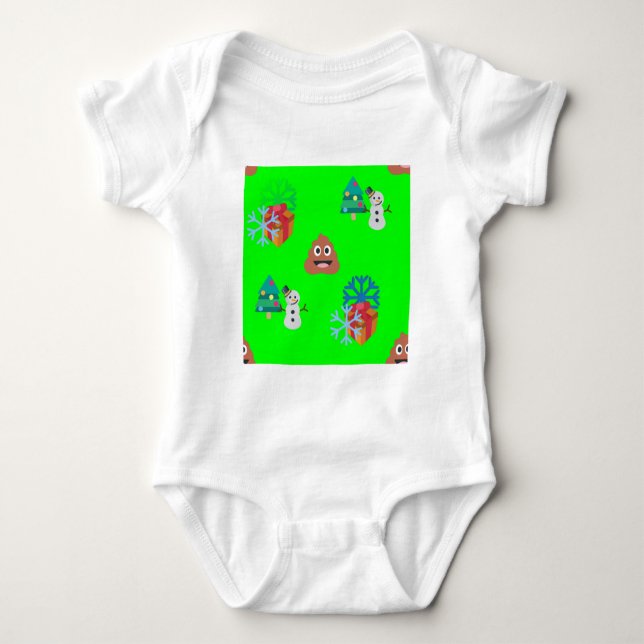 christmas poop emoji tee (Framsida)