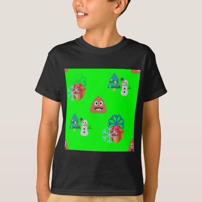 christmas poop emoji tee (Framsida)