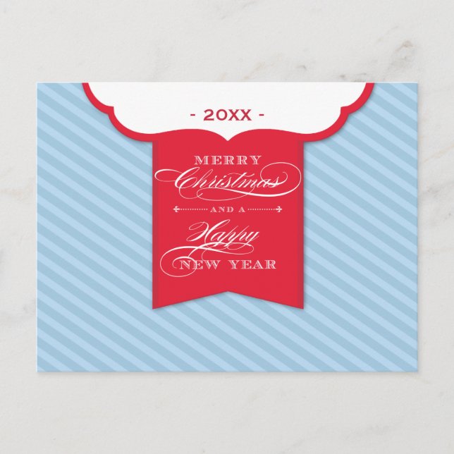 CHRISTMAS POSTCARD: lapel 5L Helg Vykort (Framsida)