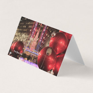 Christmas Postcard NYC - New York City Visitkort