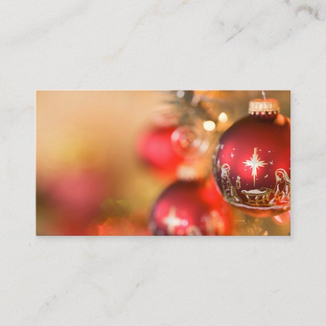Christmas Postcard Visitkort (Framsida)