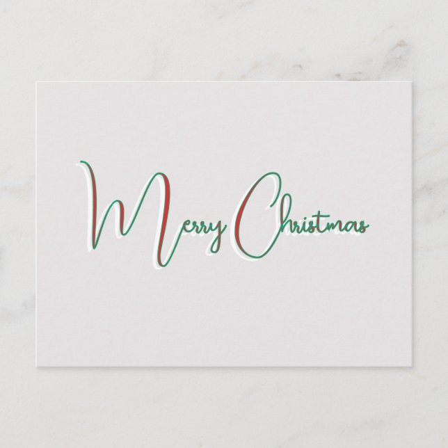 Christmas Postcard Vykort (Framsida)