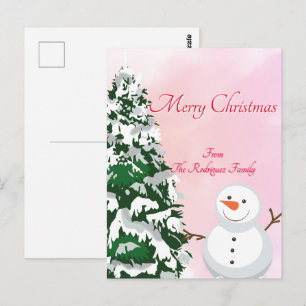 CHRISTMAS POSTCARD VYKORT