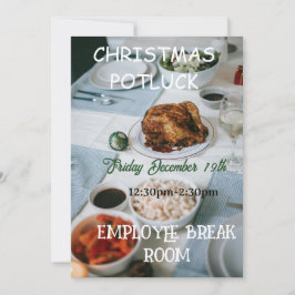Christmas Potluck Invitation Inbjudningar