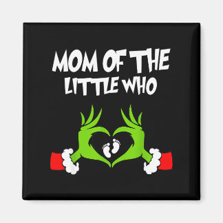 Christmas Pregnancy Announcement Funny Mom Of The  Magnet