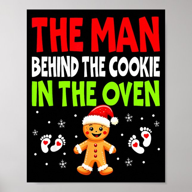 Christmas Pregnancy The Man Behind The Cookie In T Poster (Framsidan)