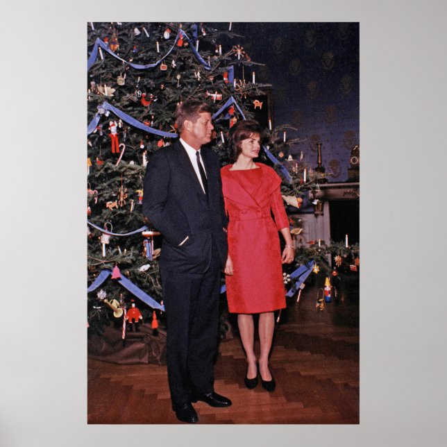 Christmas President John & Jacqueline Kennedy Poster (Framsidan)