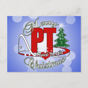 CHRISTMAS PT Fysisk terapi Helg Vykort