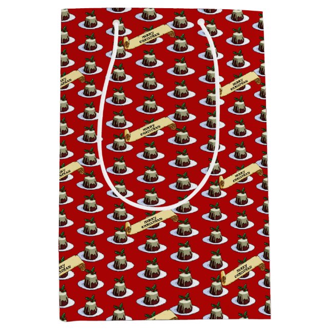 Christmas Pudding Merry Christmas! Holly Pattern (Framsidan)