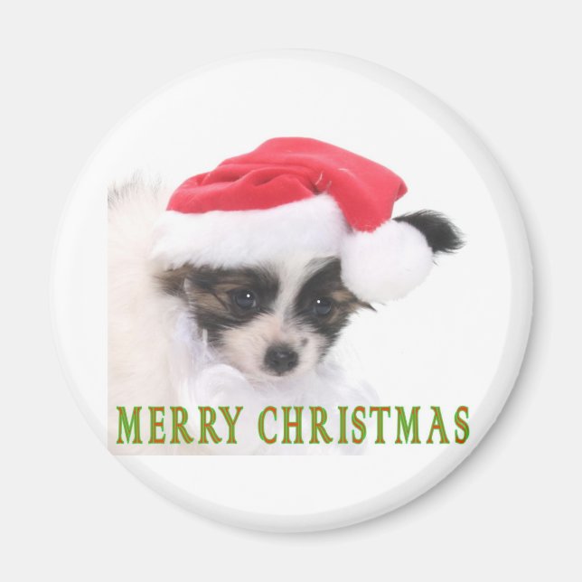 CHRISTMAS PUPPY MAGNET (Framsidan)