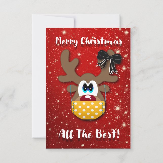 CHRISTMAS QUARENTINE LOCKDOWN -JAILMATECards Tack Kort (Framsida)