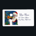 CHRISTMAS R BREV / JULTOMTEN BUGLER FRAKTSEDEL<br><div class="desc">R initial brev, fet juldesign i monogram.Färgfull,  vismisk och konstnärlig akrylmålning inför jul. Jultomten,  snövinter-natten med blommigt,  kratt,  röda buskar,  grönt dekorativa växter,  rött rosett band,  hollbär,  marionetter och leksaker i snö av Bulgan Lumini (c) com</div>