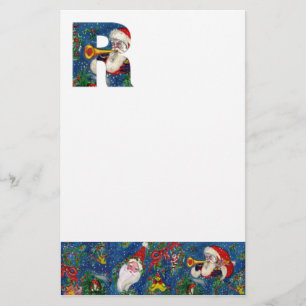 CHRISTMAS R BREV / JULTOMTEN BUGLER MONOGRAM BREVPAPPER