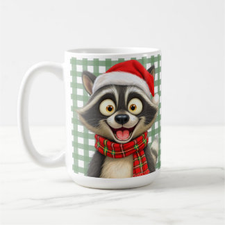 Christmas Raccoon Kaffemugg