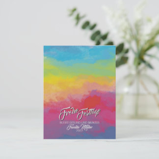 Christmas Rainbow Card Julkort