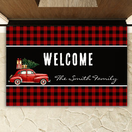 Christmas Red Buffalo Plaid | Rustic Holiday