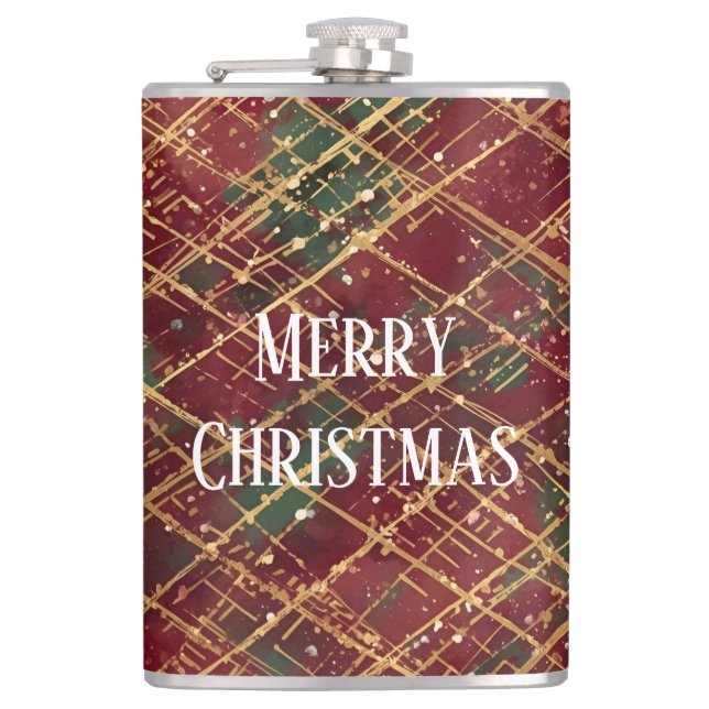 Christmas, Red Gold Green ,White Merry Christmas Fickplunta (Framsidan)