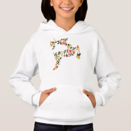 Christmas Reindeer Collage Hoodie – Festive Holida T Shirt