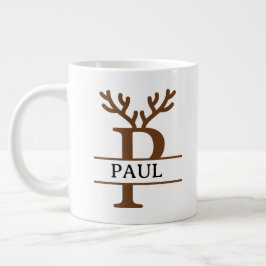 Christmas Reindeer holiday Mug, Custom winter Jumbo Mugg