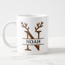 Christmas Reindeer holiday Mug, Custom winter Jumbo Mugg