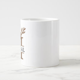 Christmas Reindeer holiday Mug, Custom winter Jumbo Mugg