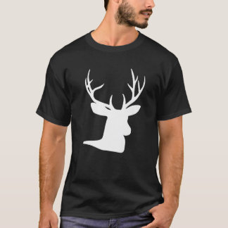 Christmas Reindeer Hunter Deer Meat Hunting Reinde T Shirt