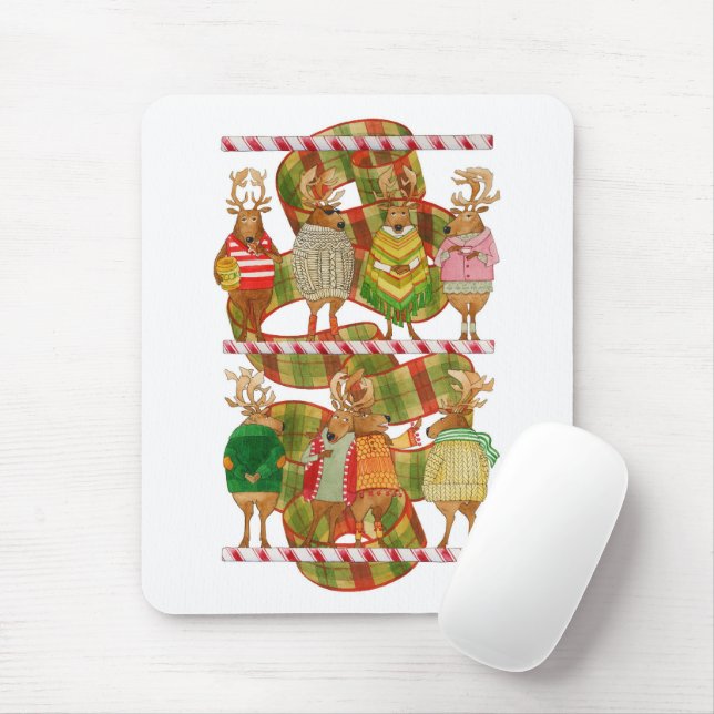 CHRISTMAS REINDEER Mousepad Musmatta (Med mus)