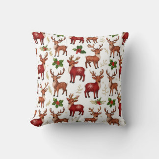 Christmas reindeer pillows kudde