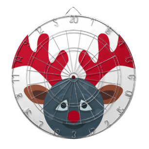christmas rener måne emoji darttavla