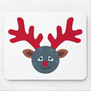 christmas rener måne emoji musmatta