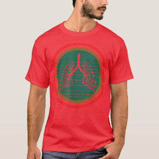Christmas Respiratory Therapy RT Lung Christmas Li T Shirt