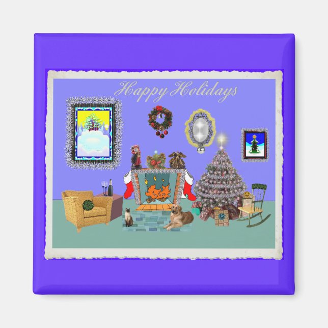 CHRISTMAS ROOM MAGNET (Framsidan)