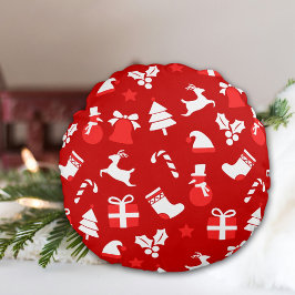 Christmas Round Pillow Rund Kudde