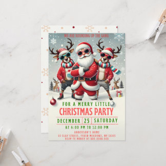 Christmas Rounding up the Gang Invitation Inbjudningar
