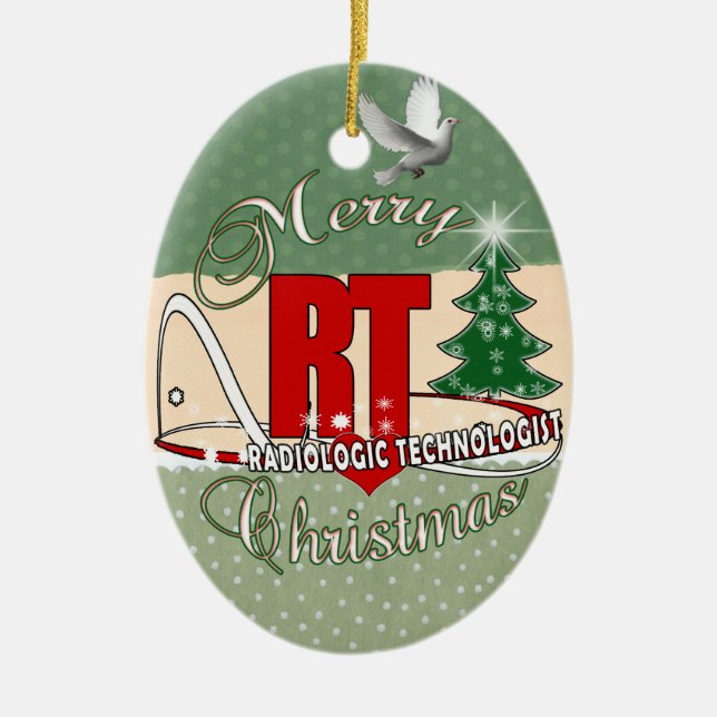 CHRISTMAS RT RADIOLOGIC TEKNLOGIST JULGRANSPRYDNAD KERAMIK (Framsidan)