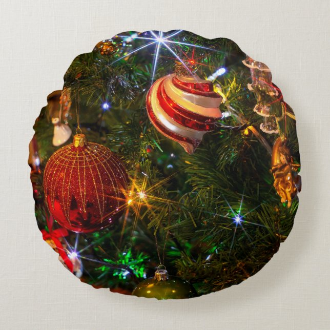 Christmas  rund kudde (Framsidan)