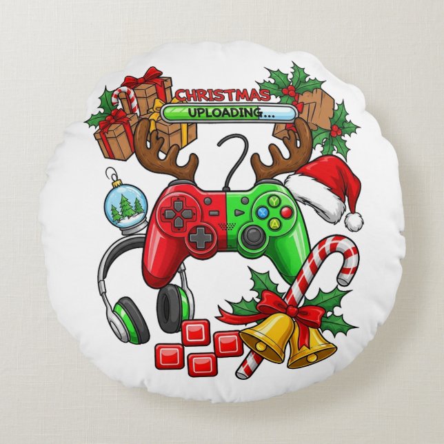 Christmas Rund Kudde (Framsidan)