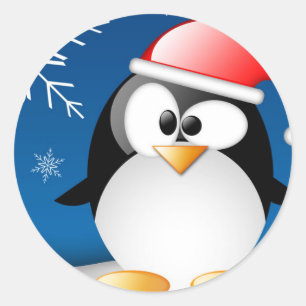 christmas runt klistermärke