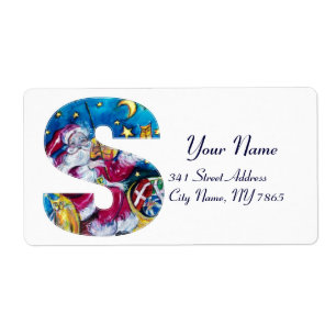 CHRISTMAS S BREV / INSPIRED SANTA MONOGRAM FRAKTSEDEL