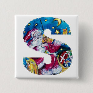 CHRISTMAS S BREV / INSPIRED SANTA MONOGRAM KNAPP