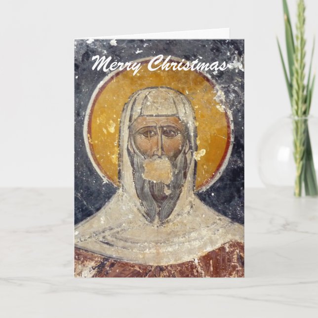 christmas saint art helgkort (Framsida)