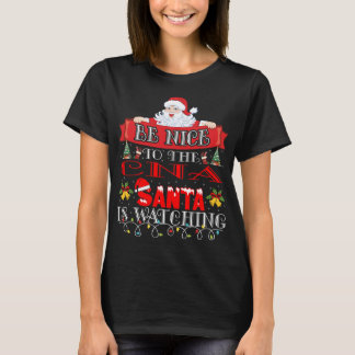 Christmas Santa Claus CNA Gift  T Shirt