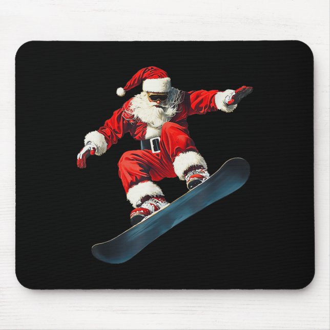Christmas Santa Claus Snowboard Snowboarding Snowb Musmatta (Framsidan)