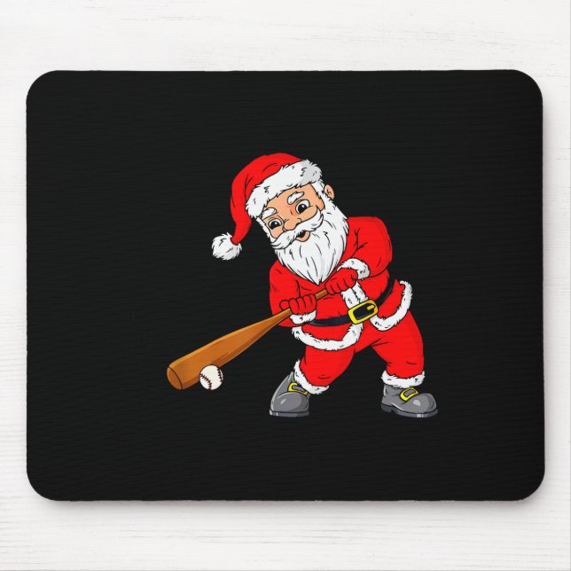 Christmas Santa Claus With Baseball Bat Boys Kids  Musmatta (Framsidan)
